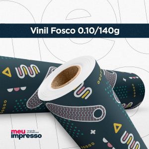 Adesivo 0.10 Fosco Vinil Monomérico Personalizado 4x0   0.10/140g