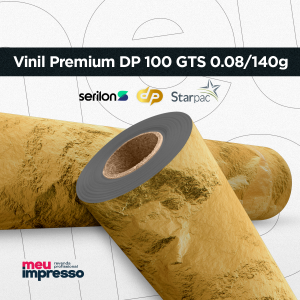 Adesivo Premium DP 100 GTS Vinil Polimérico Personalizado 4x0   0.08/140g