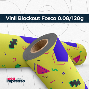 Adesivo Blockout Fosco Vinil Monomérico Personalizado 4x0   0.08/120g