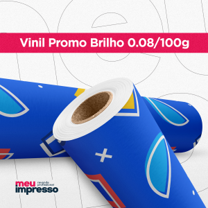 Adesivo Promo Brilho Vinil Monomérico  4x0 Brilho  0.08/100g