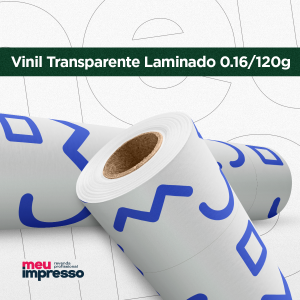 Adesivo Transparente Com Laminação Branco Vinil Monomérico Personalizado 4x0   0.16/120g